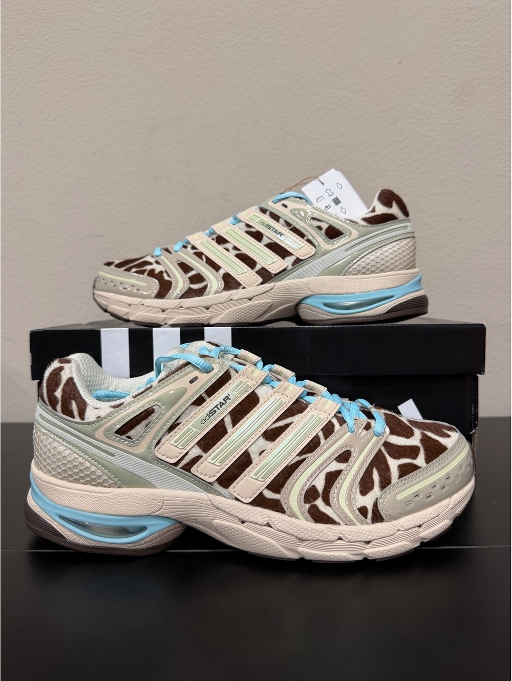 Size 9 - Adidas Women’s Adistar Control 5 “Crystal Linen Ice Gold Metallic”
